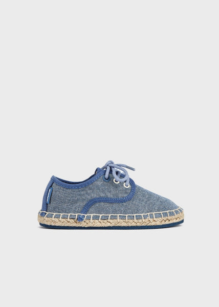 Espadrille with laces for children M. 43481 JEANS MAYORAL