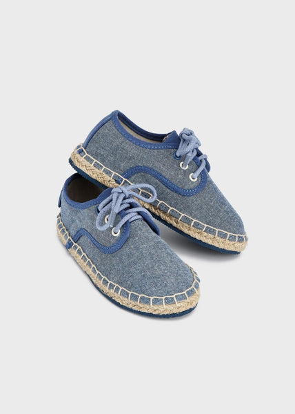 Espadrille with laces for children M. 43481 JEANS MAYORAL