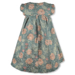 Bonnie Jean Girls' Shimmering Rose Dress - green/multi, 2t (Toddler) 12776