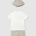 Baby 3-Piece Set with Printed Hat Ref. 25-1655-028