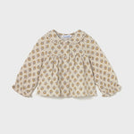 SET Baby Chiffon Blouse/ Slim Fit Corduroy Pants Ref. 15-2114-11/0514-72