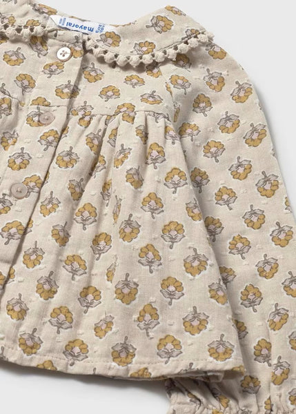 SET Baby Chiffon Blouse/ Slim Fit Corduroy Pants Ref. 15-2114-11/0514-72