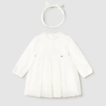 Baby embroidered tulle christening dress Ref.  25-2902-64