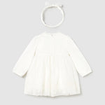 Baby embroidered tulle christening dress Ref.  25-2902-64