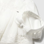 Baby embroidered tulle christening dress Ref.  25-2902-64
