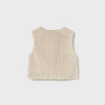 SET Baby Faux Fur Vest/Blouse with Flowers/Twill Pants Ref. 15-2359-68/2113-44/2588-64