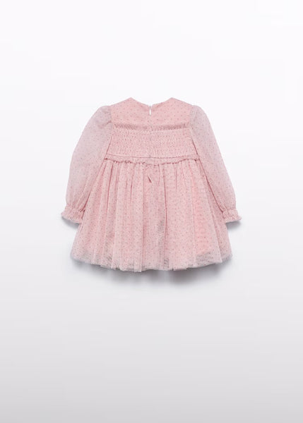 Baby Girl Glitter Tulle Dress Ref. 15-5506-08