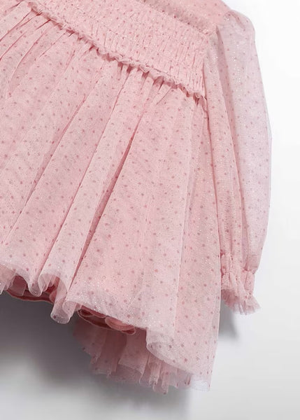 Baby Girl Glitter Tulle Dress Ref. 15-5506-08