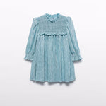 Baby Girl Metallic Pleated Dress Ref. 15-5510-09