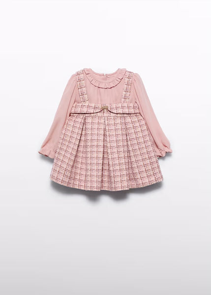 Baby Girl Tweed Pinafore Dress Ref. 15-5504-08