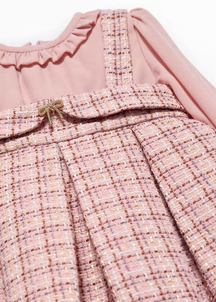 Baby Girl Tweed Pinafore Dress Ref. 15-5504-08