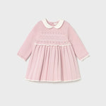 knitted dress for newborn baby Ref.  25-2804-025
