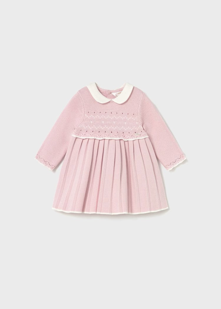 knitted dress for newborn baby Ref.  25-2804-025