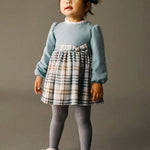 Combined plaid baby dress Ref. 25-2903-68