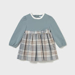 Combined plaid baby dress Ref. 25-2903-68