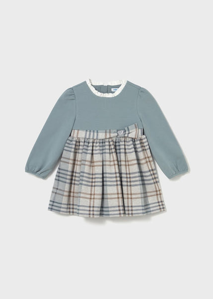 Combined plaid baby dress Ref. 25-2903-68