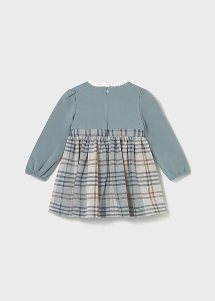 Combined plaid baby dress Ref. 25-2903-68