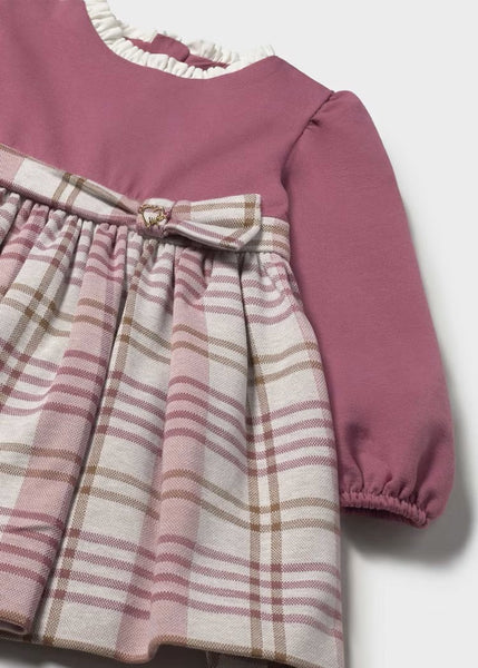 Combined plaid baby dress Ref. 25-2903-69
