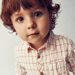 Baby Sweater with Intarsia Design/Plaid Shirt/Basic Straight-Leg Jeans Ref. 15-2343-15/2110-15/0542-54