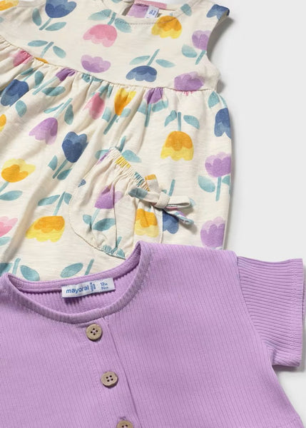 Baby Printed Dress with Shirt Ref. 26-1922-68