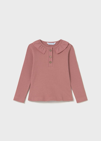 SET Baby Ribbed Polo Shirt with Ruffle Collar/ 2 Basic Leggings Ref. 15-2112-40/0702-85