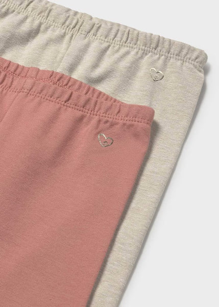 SET Baby Ribbed Polo Shirt with Ruffle Collar/ 2 Basic Leggings Ref. 15-2112-40/0702-85