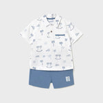 Baby Shorts and Printed Polo Shirt Set Ref. 25-1657-035