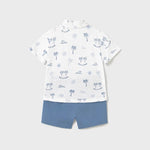Baby Shorts and Printed Polo Shirt Set Ref. 25-1657-035