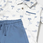 Baby Shorts and Printed Polo Shirt Set Ref. 25-1657-035