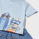 Baby Shorts and Surf T-Shirt Set Ref. 25-1656-026