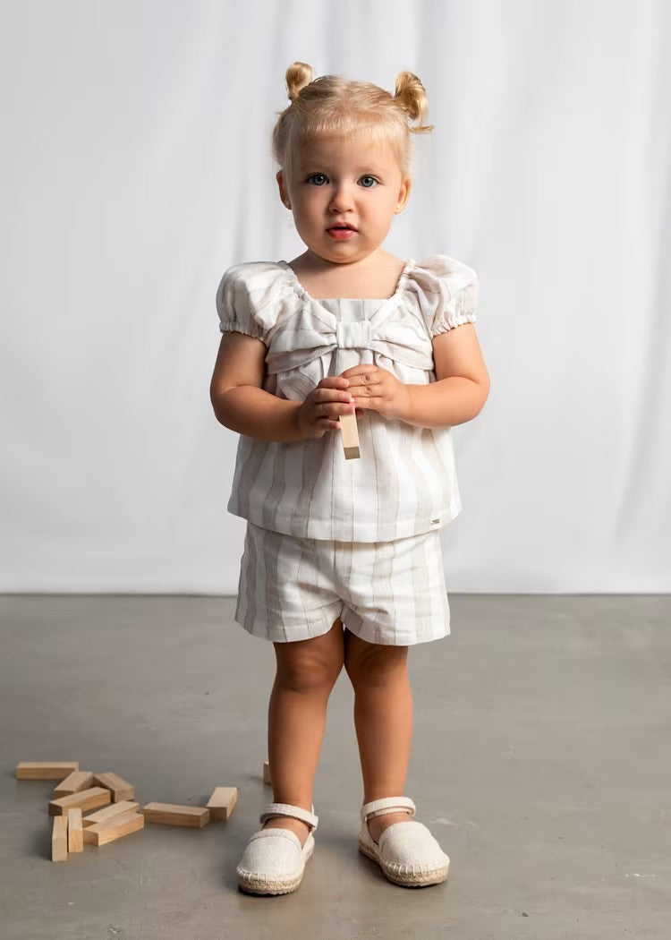 Baby Striped Shorts and Blouse 2-Piece Set Ref. 26-1211-69