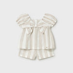Baby Striped Shorts and Blouse 2-Piece Set Ref. 26-1211-69