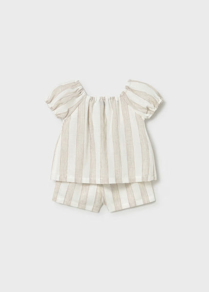 Baby Striped Shorts and Blouse 2-Piece Set Ref. 26-1211-69