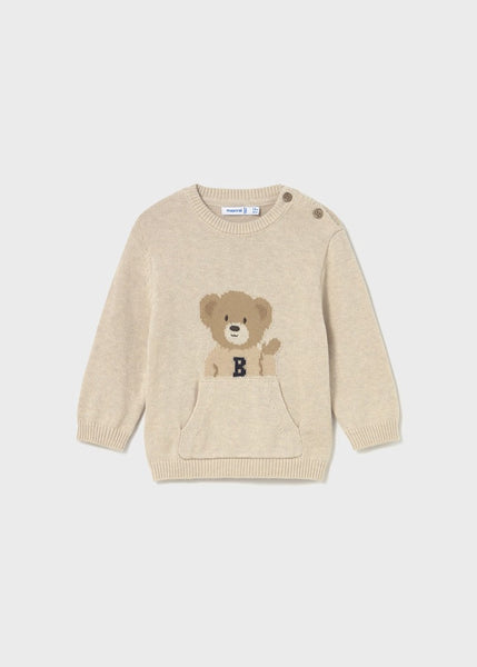 Baby Sweater with Bear Pocket/Polo Shirt with Details/Basic Jeans Ref. 15-2341-59/2101-71/2502-69