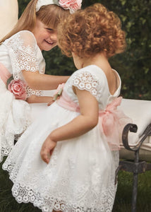 Baby Tulle Embroidered Guipure Dress Ref. 24-05011-001