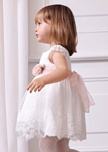 Baby Tulle Embroidered Guipure Dress Ref. 24-05011-001