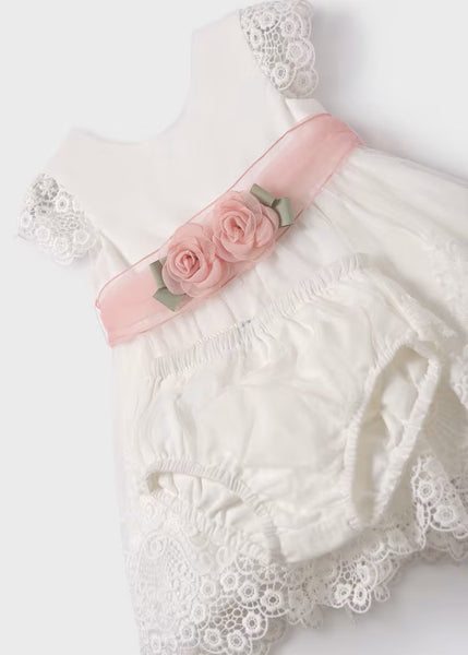 Baby Tulle Embroidered Guipure Dress Ref. 24-05011-001