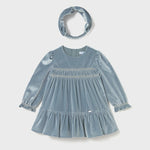 Baby velvet dress with headband Ref.  25-2904-72