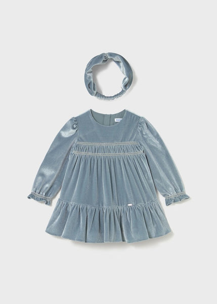 Baby velvet dress with headband Ref.  25-2904-72