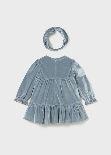 Baby velvet dress with headband Ref.  25-2904-72
