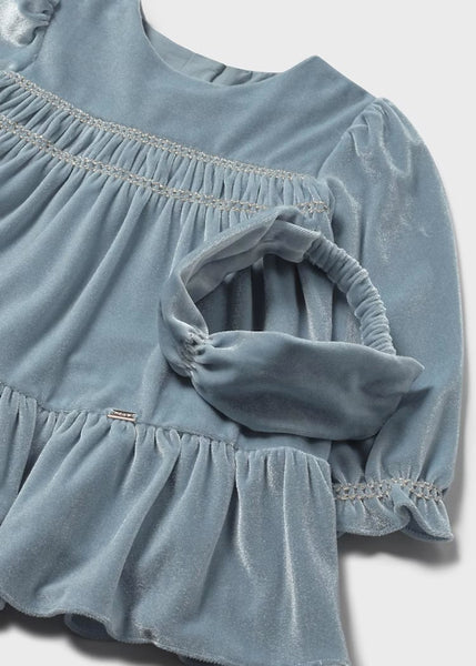 Baby velvet dress with headband Ref.  25-2904-72