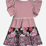 GEORGIE MIXED PRINT DRESS 11457