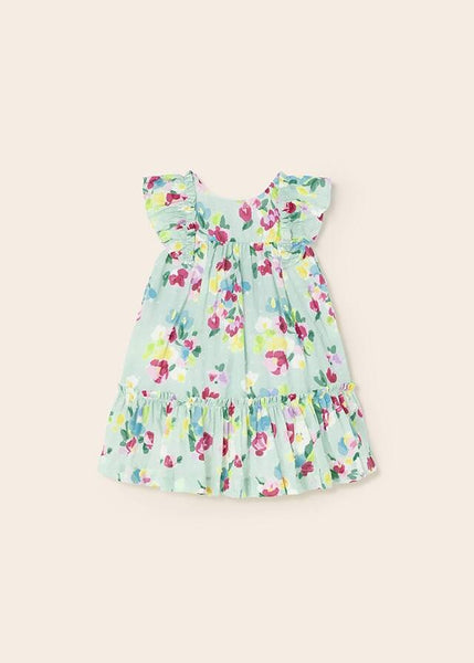 MAYORAL Plumeti dress with patterns for girls 1961-025