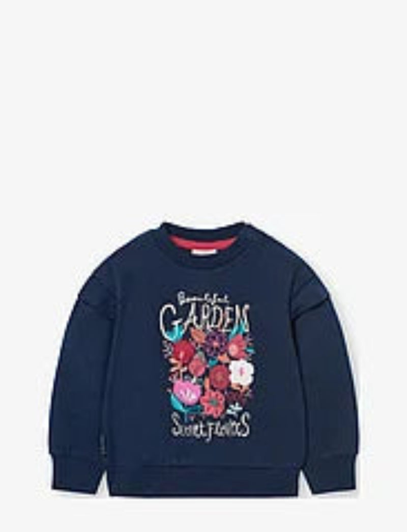 Fleece sweatshirt for baby girl 209012
