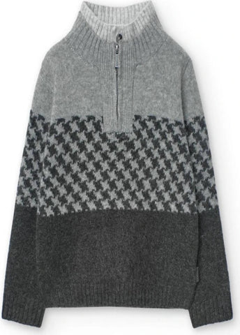 Boboli Children's Long Sleeve Sweater Gray