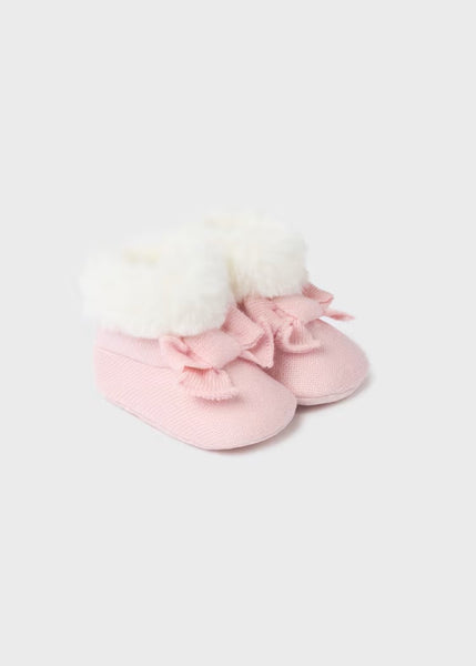 Tricot boot with newborn hair Ref.  13-09686-072