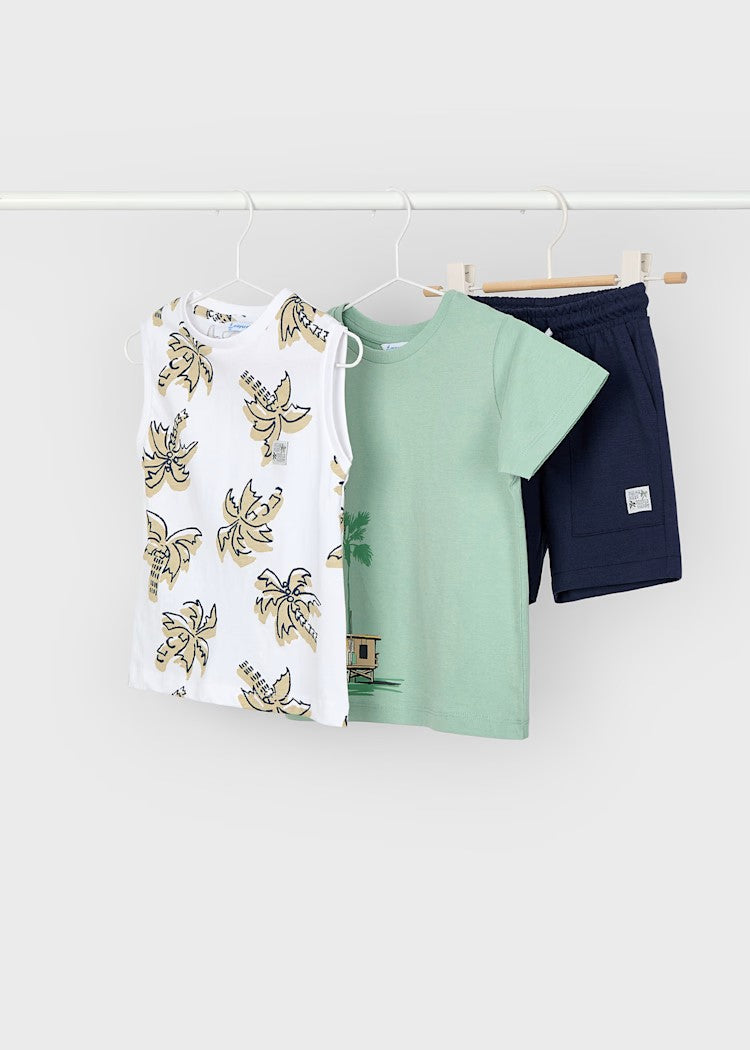 Boy 3-Piece Palm Tree Set Ref. 25-3606-092