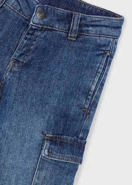 Boy Polo Shirt/Denim Cargo Pants Ref. 26-3578-92/3109-41