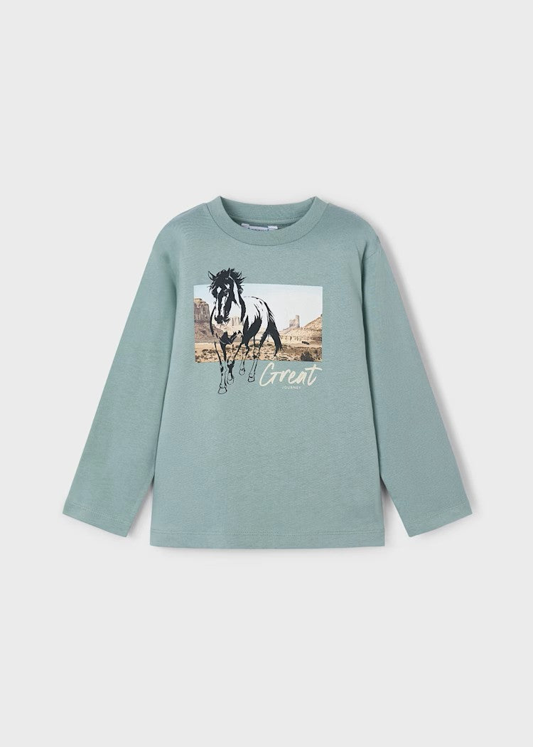 Boy Horse Print T-Shirt Ref. 15-4093-57