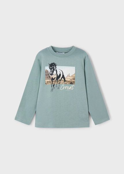 Boy Horse Print T-Shirt Ref. 15-4093-57